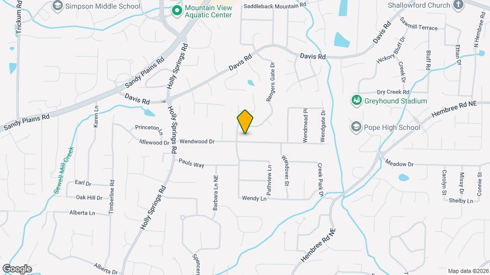 3021 Wendwood Dr Map and Location Details