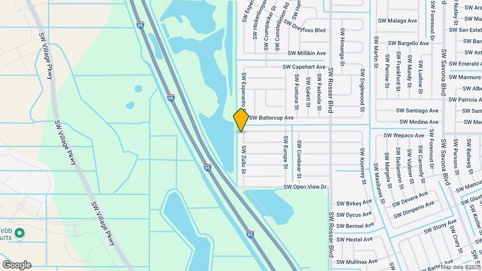 3514 SW Zullo St Map and Location Details