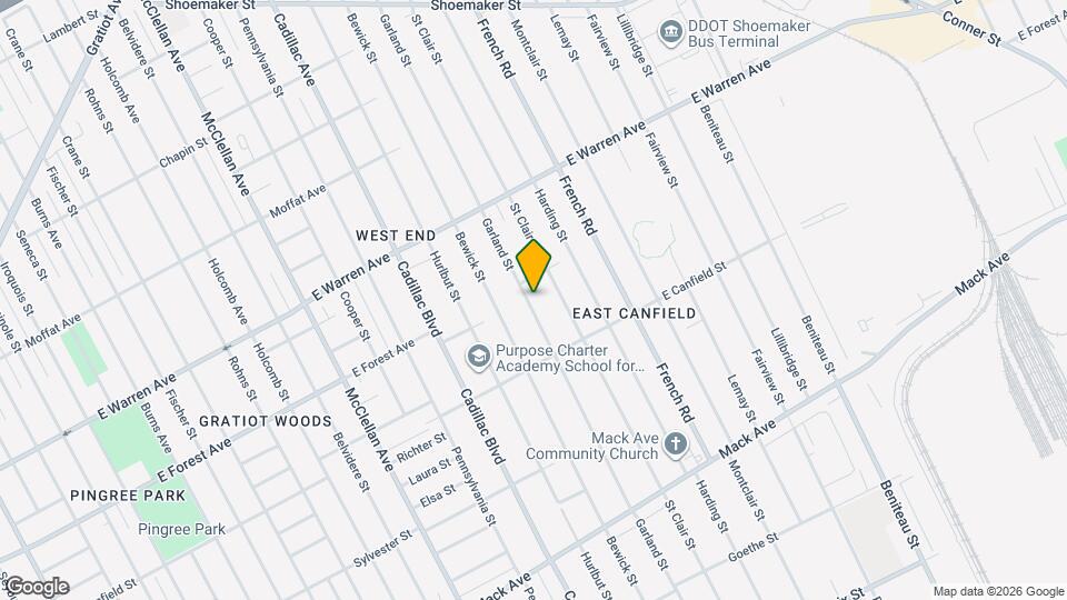4508 Garland St Mapa y Detalles de la Ubicación