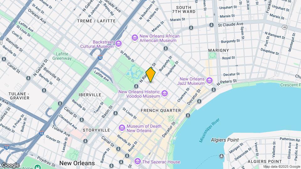 941 Dumaine St Map and Location Details
