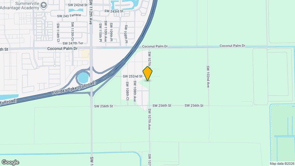 25266 SW 107th Ave Map and Location Details