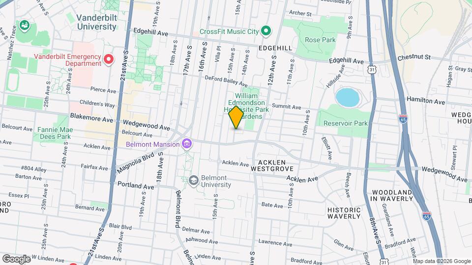 1722 14th Ave S, Unit #D Mapa y Detalles de la Ubicación