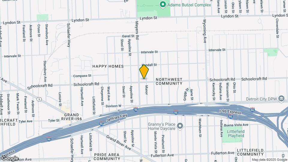 10820 Schoolcraft St Mapa y Detalles de la Ubicación