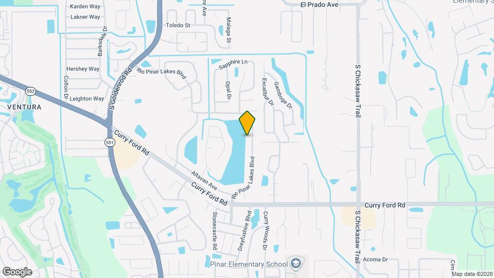 2434 Rio Pinar Lakes Blvd Map and Location Details