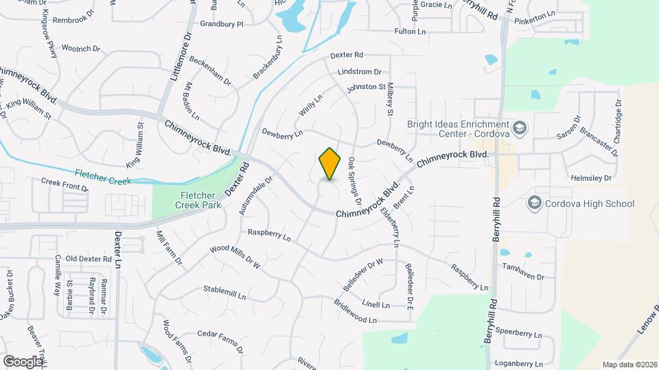 8885 Gooseberry Cove Mapa y Detalles de la Ubicación