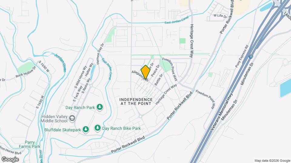 15127 S Revolutionary Way Map and Location Details