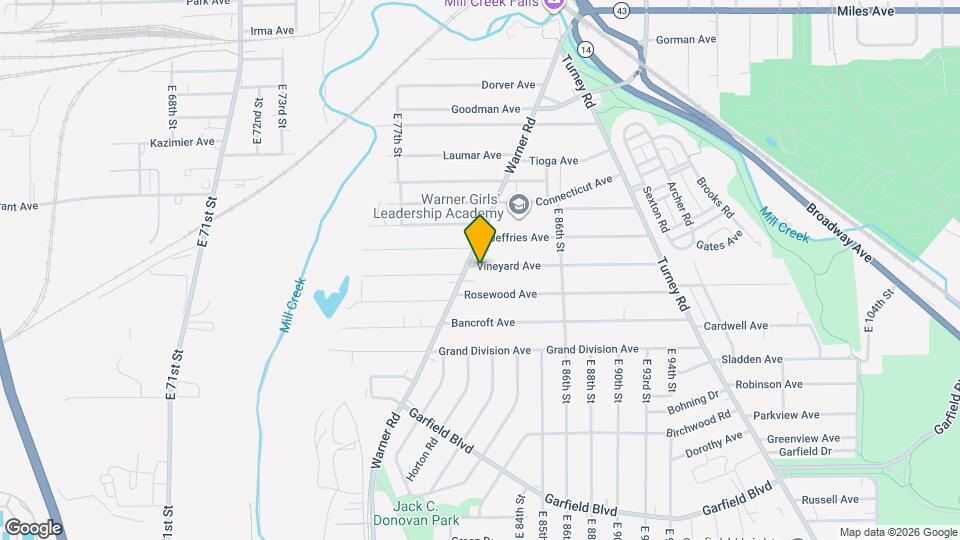 8204 Vineyard Ave Map and Location Details