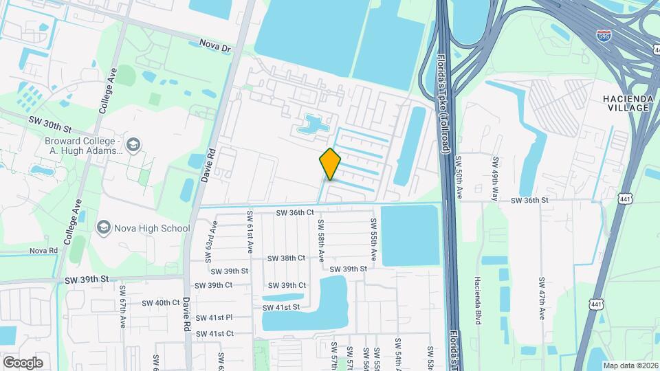 5391 SW 35th Ct Map and Location Details