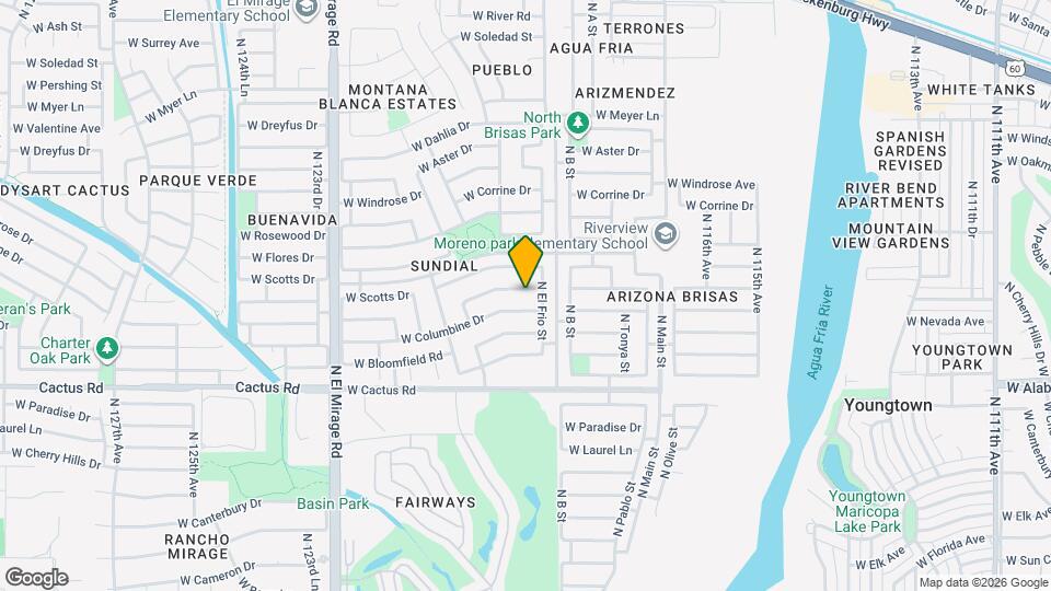 11929 W Larkspur Rd Map and Location Details