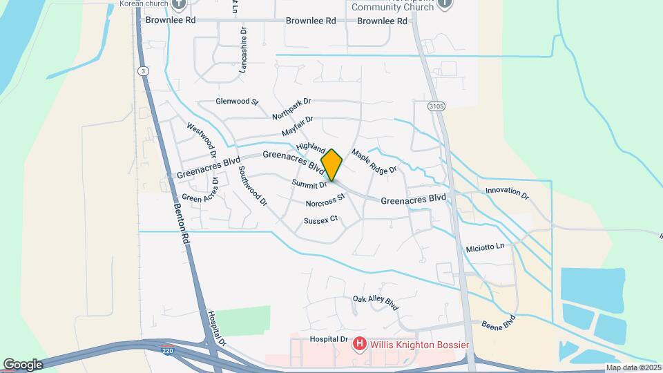 332 Greenacres Blvd Map and Location Details