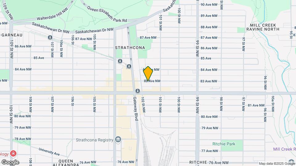 10141 83 Av NW Map and Location Details