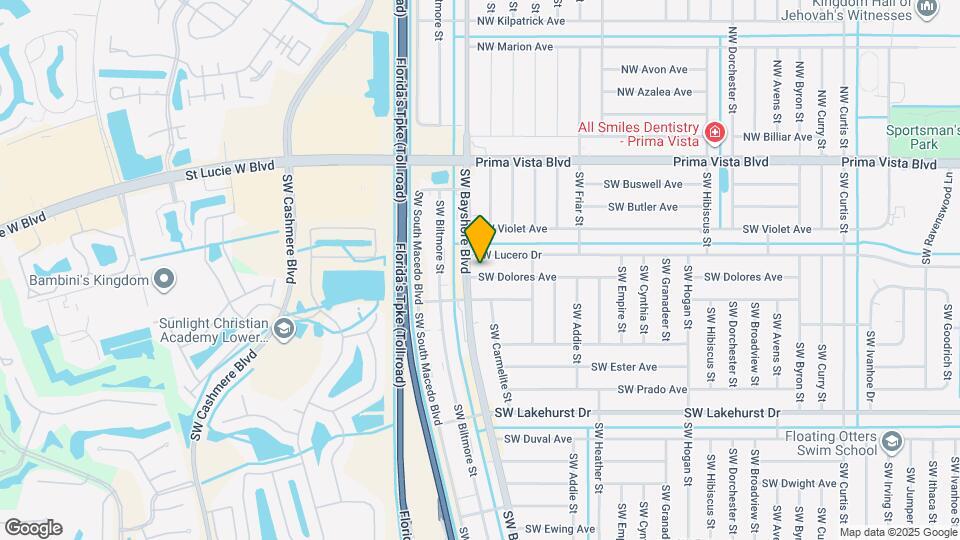 781 SW Dolores Ave Map and Location Details