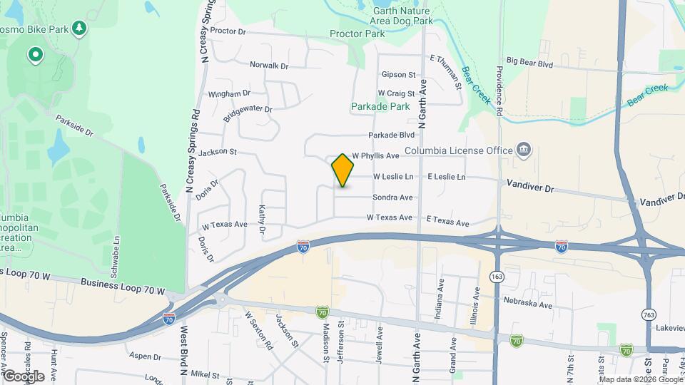 407 Sondra Ave Map and Location Details