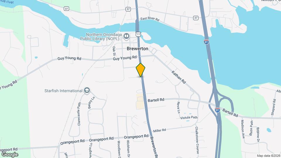 9611 Brewerton Rd Map and Location Details