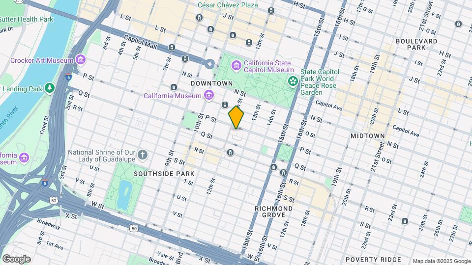 1208 P St Map and Location Details