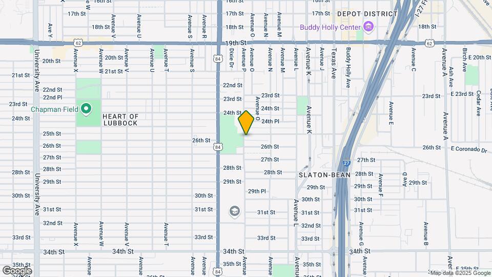 1523 25th St Map and Location Details