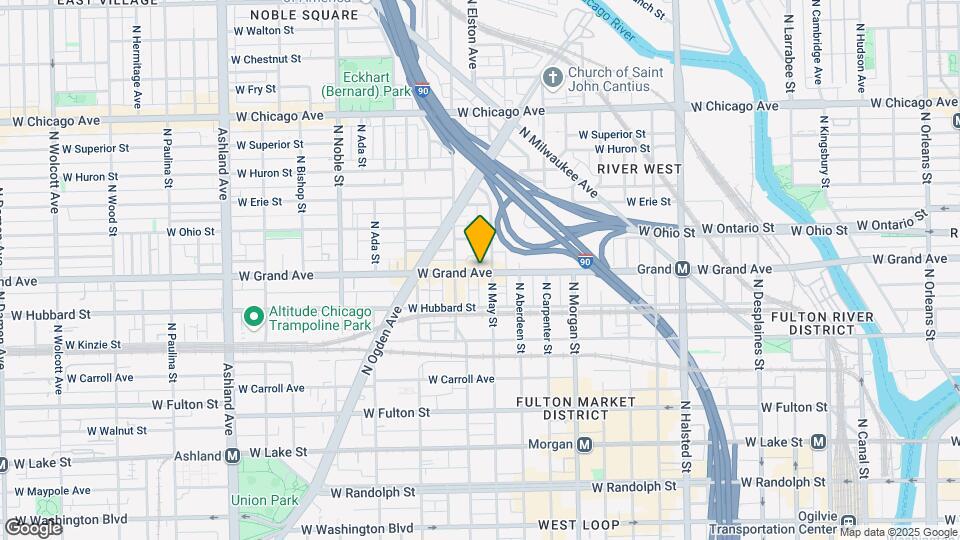 1140-1142 W Grand Ave Map and Location Details