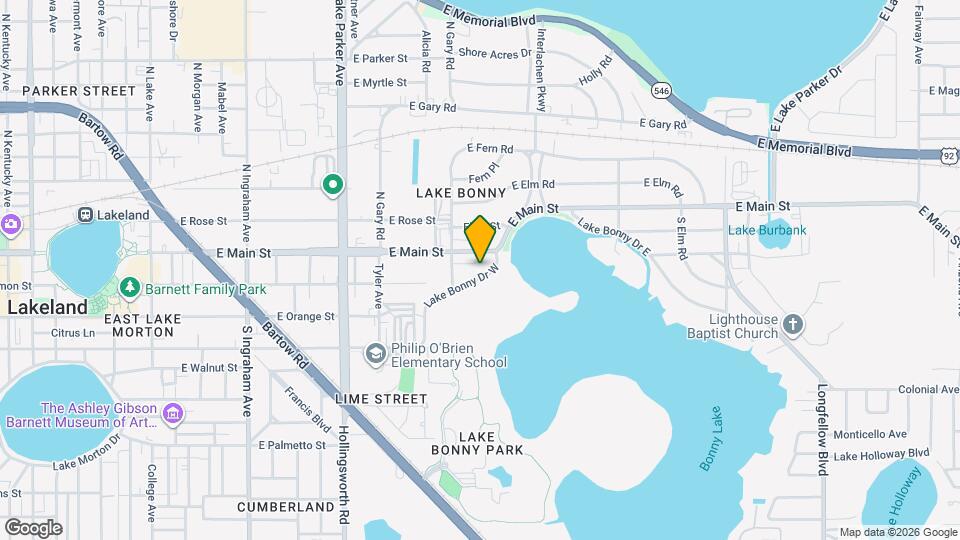 1436 Lake Bonny Dr W Map and Location Details