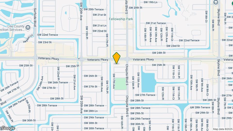 1627 SW 25th Terrace Map and Location Details