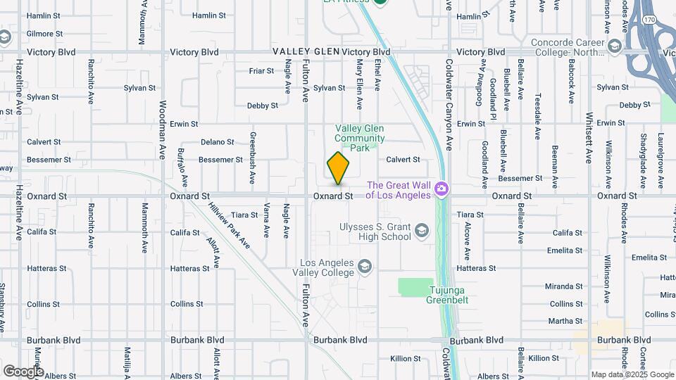 13207-13213 Oxnard St Map and Location Details