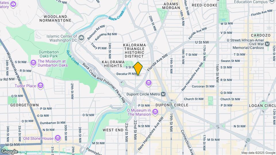 2137 R St NW Map and Location Details