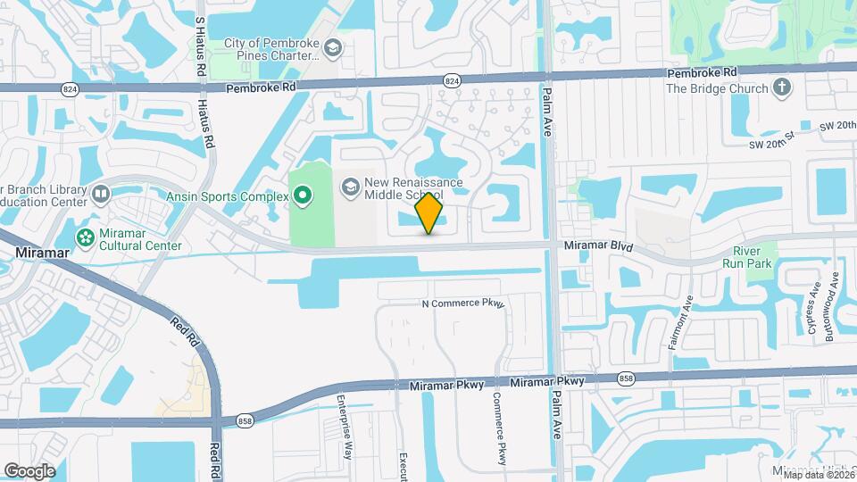 10420 SW 24th Ct Map and Location Details