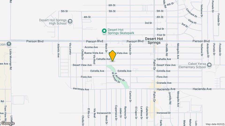66060 Desert View Ave Map and Location Details