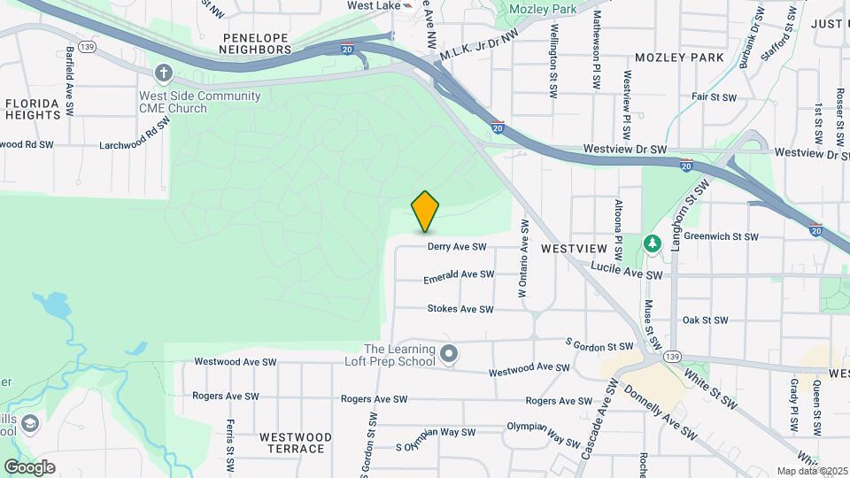 1735 Derry Ave SW Map and Location Details