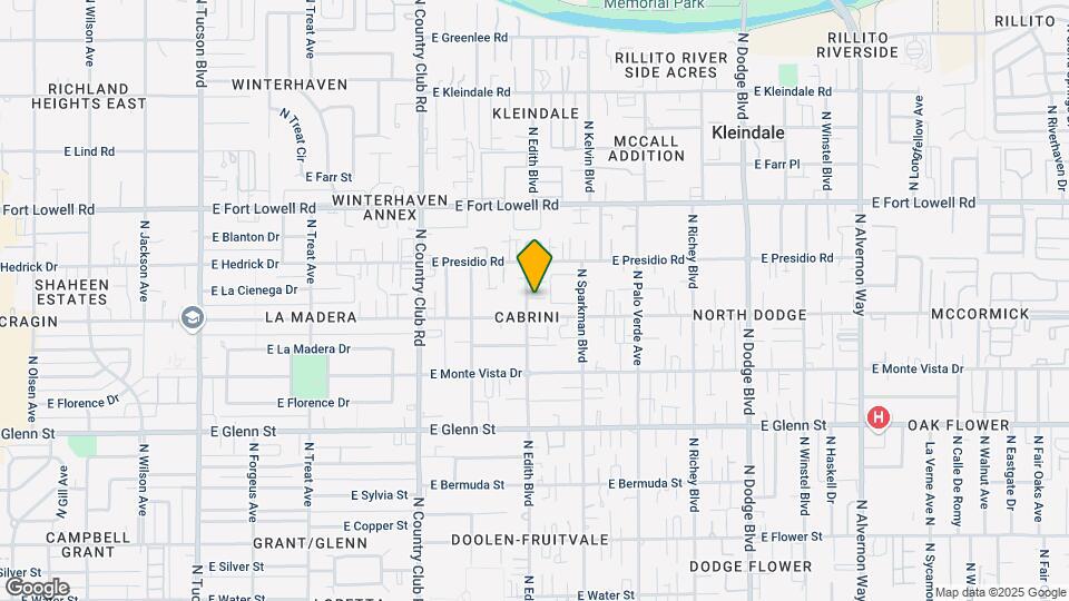 3010 N Edith Blvd Map and Location Details
