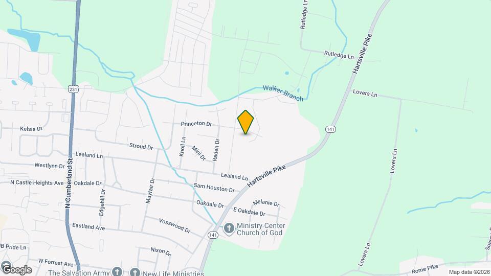 1318 Allison Ct Mapa y Detalles de la Ubicación