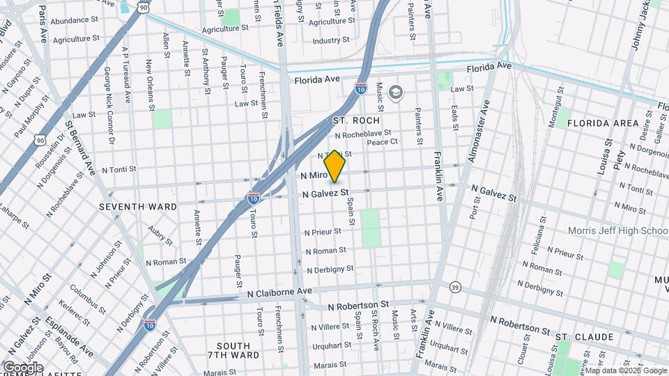 2109 Mandeville St, Unit 2109 Mandeville St. Map and Location Details