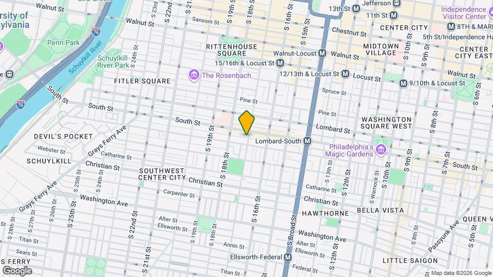 614 S LeCount St Map and Location Details