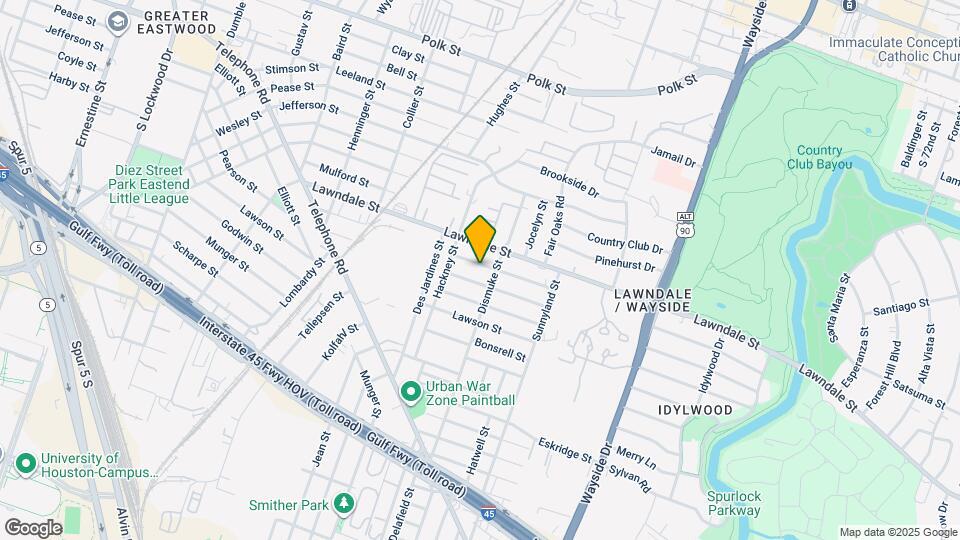 5530 Hillman St Map and Location Details