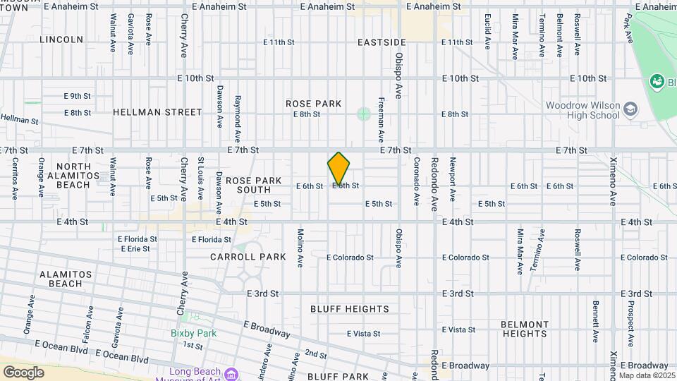 2828 E 6th St Mapa y Detalles de la Ubicación
