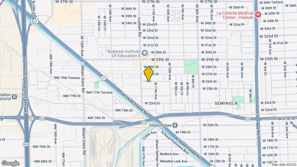 1140 W 26th St Map and Location Details