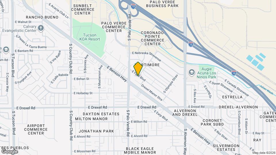 3562 E Felix Blvd Map and Location Details