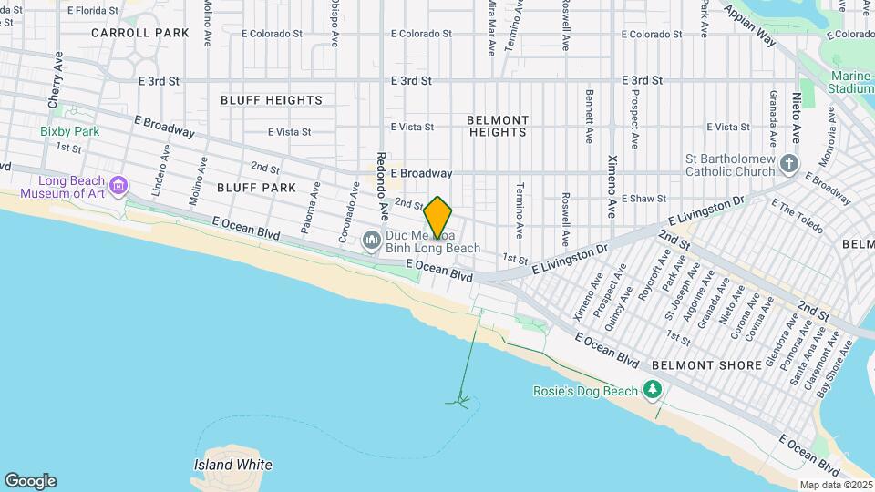 3628 E 1st St Map and Location Details