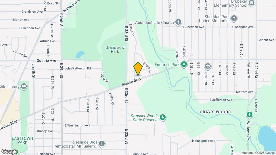 3408 Easton Blvd Mapa y Detalles de la Ubicación