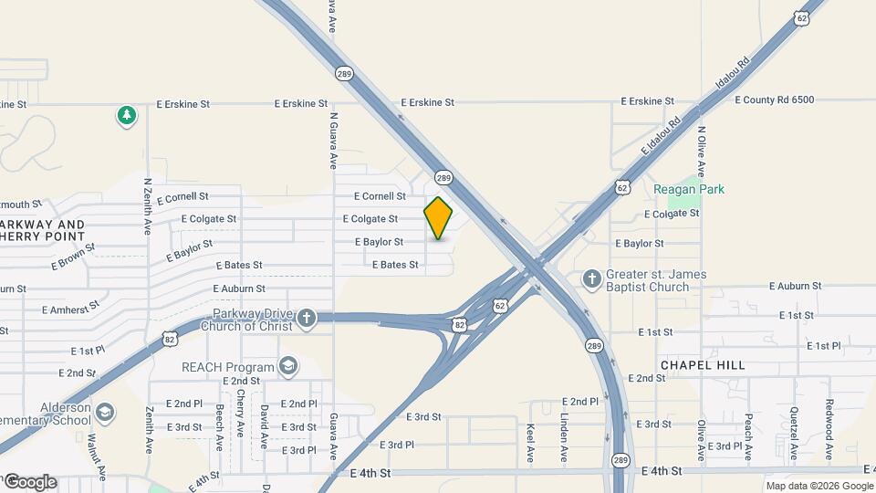 3506 E Baylor St Map and Location Details