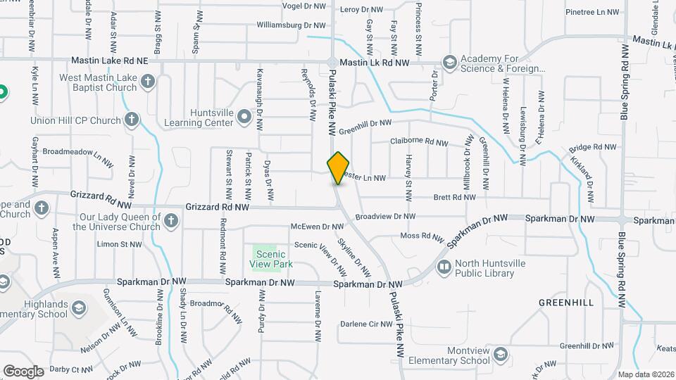 3106 Pulaski Pike NW Map and Location Details