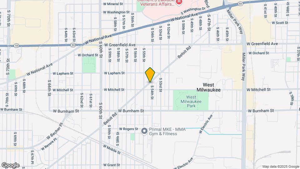 5415-5421 W Beloit Rd Mapa y Detalles de la Ubicación