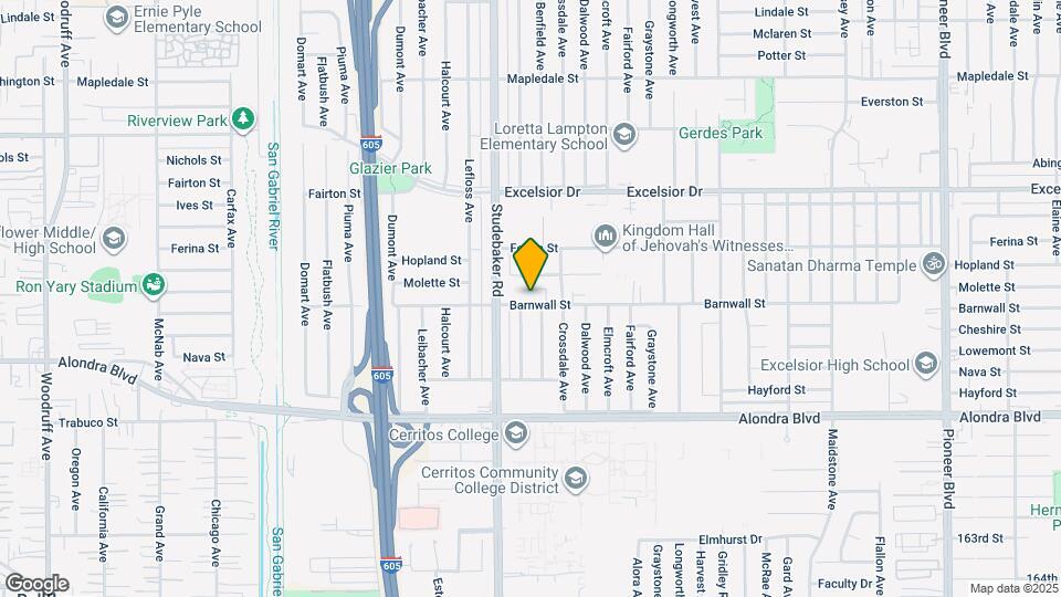 11037 Barnwall St Mapa y Detalles de la Ubicación