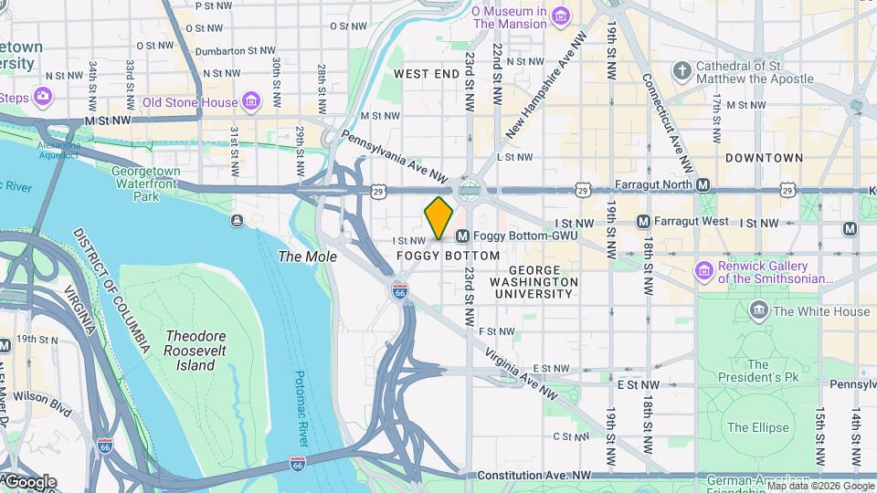 837 New Hampshire Ave NW Map and Location Details