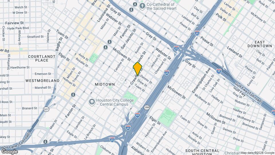 2713 Crawford St Map and Location Details