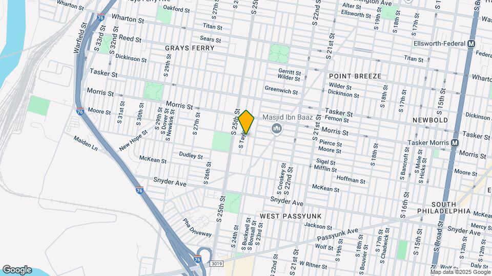 1804 S Ringgold St Map and Location Details