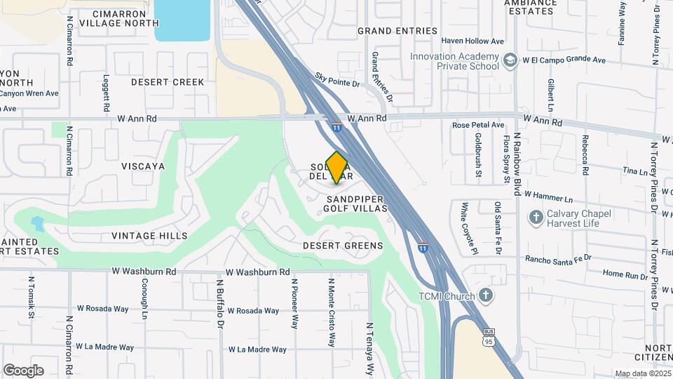7295 Diamond Canyon Ln Map and Location Details