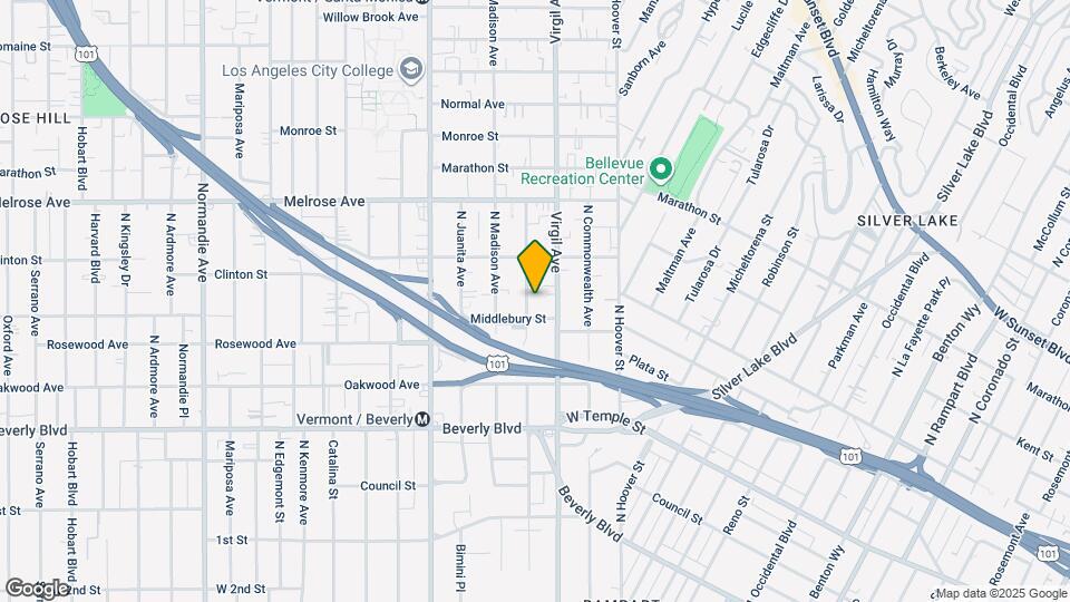 516 N Westmoreland Ave Map and Location Details