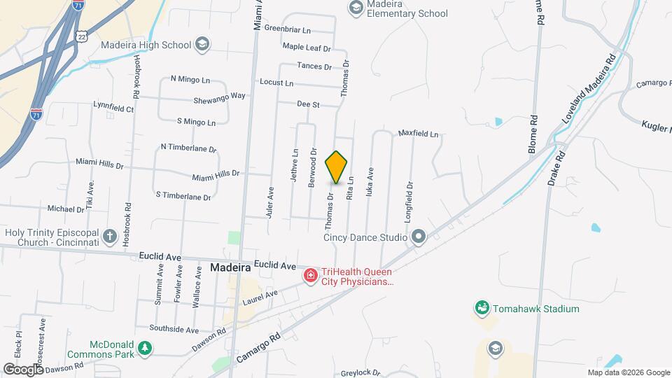 7252 Thomas Dr Mapa y Detalles de la Ubicación