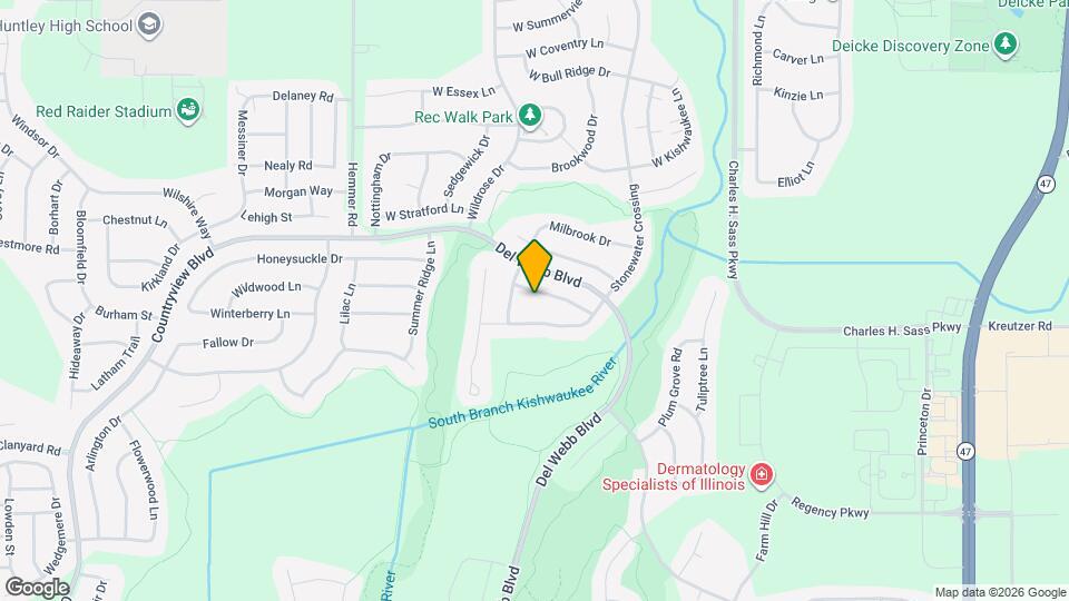 12983 W Willow Creek Ln Map and Location Details
