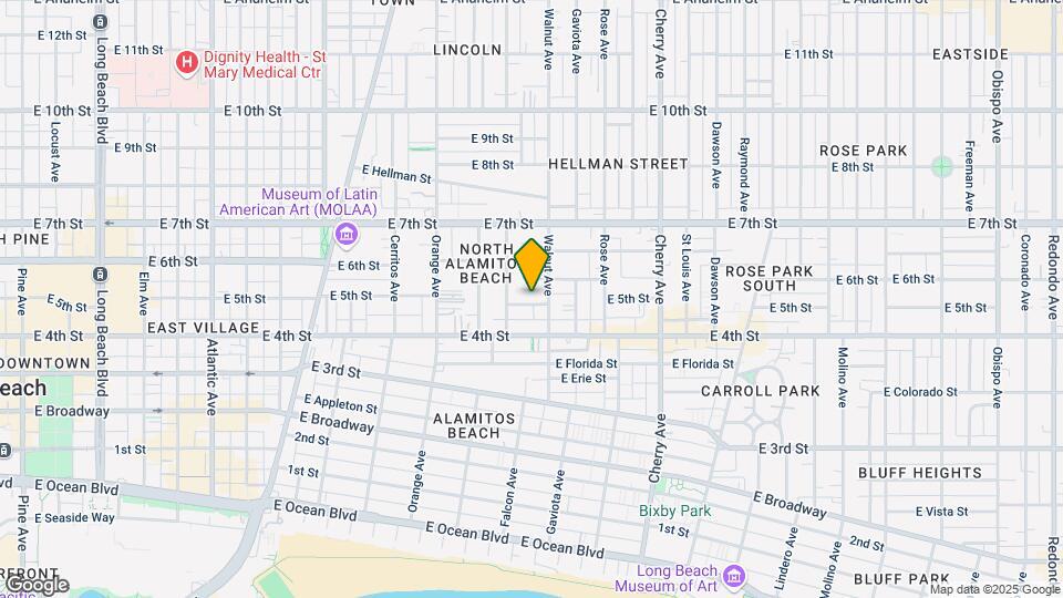 1519 E 5th St Map and Location Details